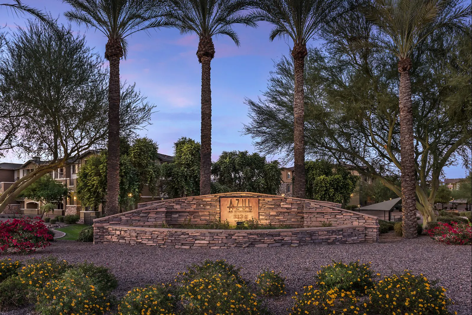 Floor Plans 1, 2 & 3Bedroom Apartments at Azul at Spectrum