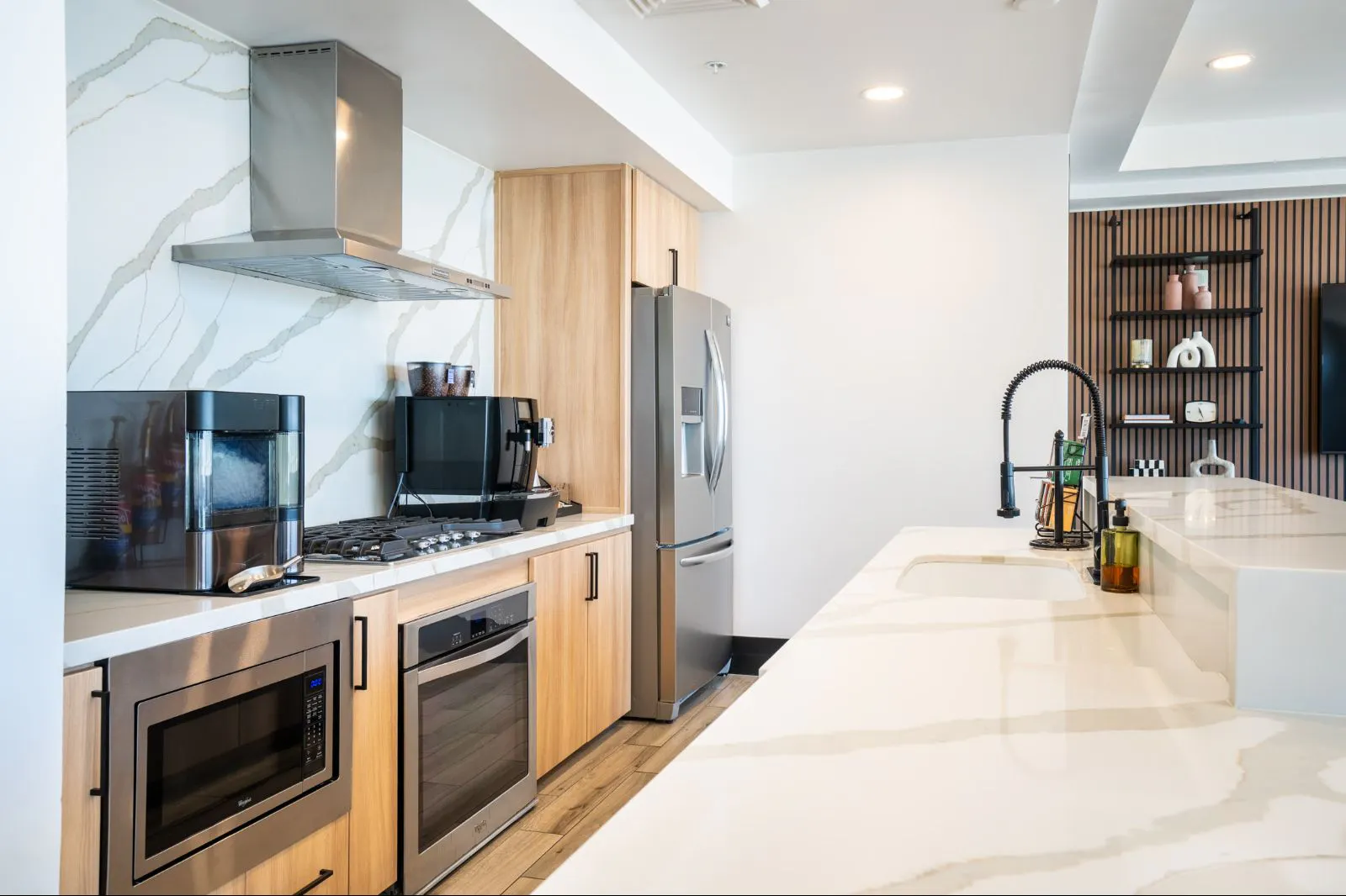 Shared interior space at CityScape Residences.