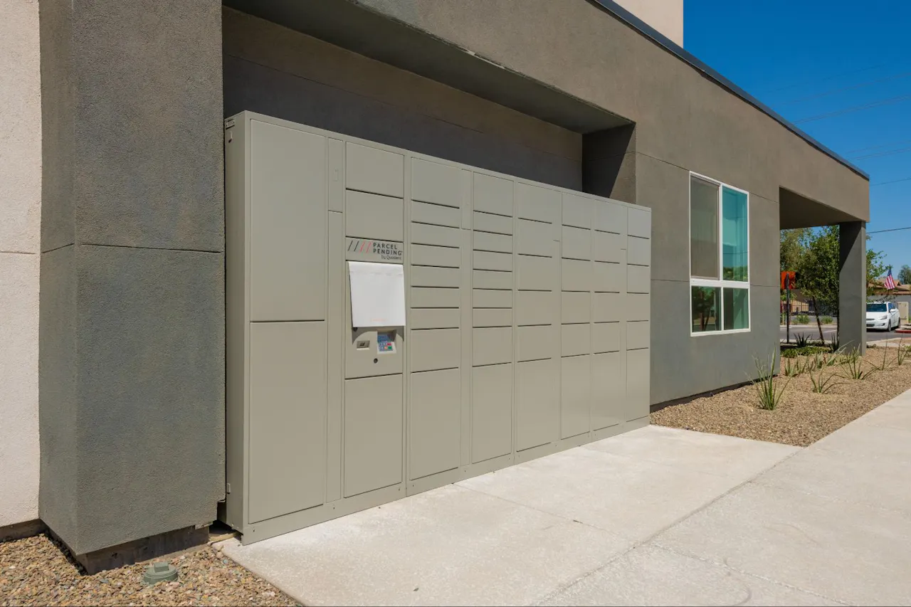 Resident mailboxes at Residences at Falcon Park.