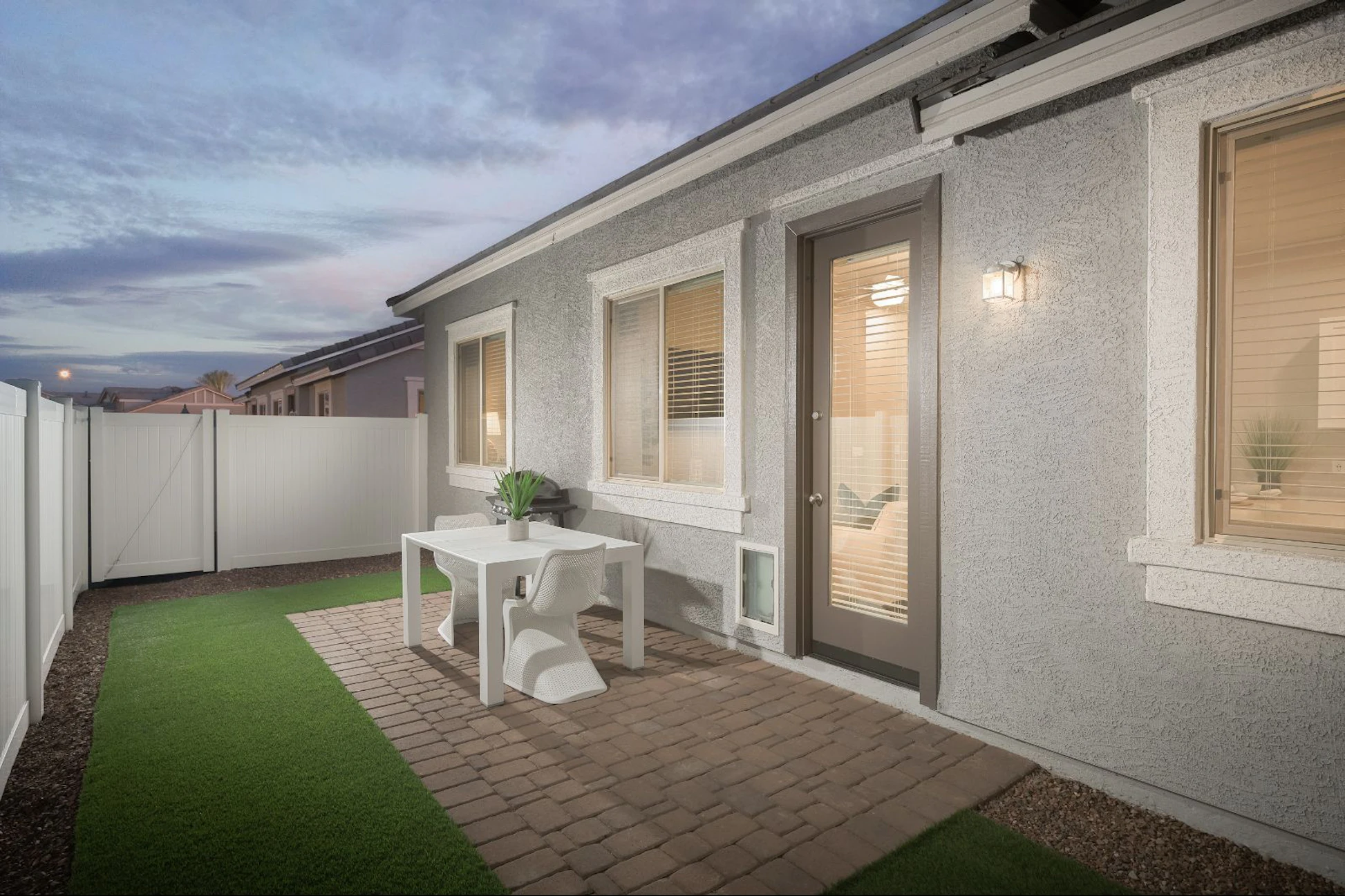 Private outdoor area shown at TerraLane at Park McDowell.