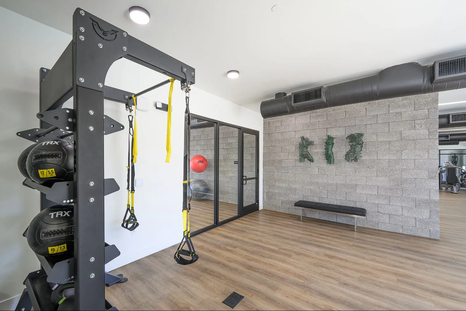 Fitness room at The M at Shadow Mountain.