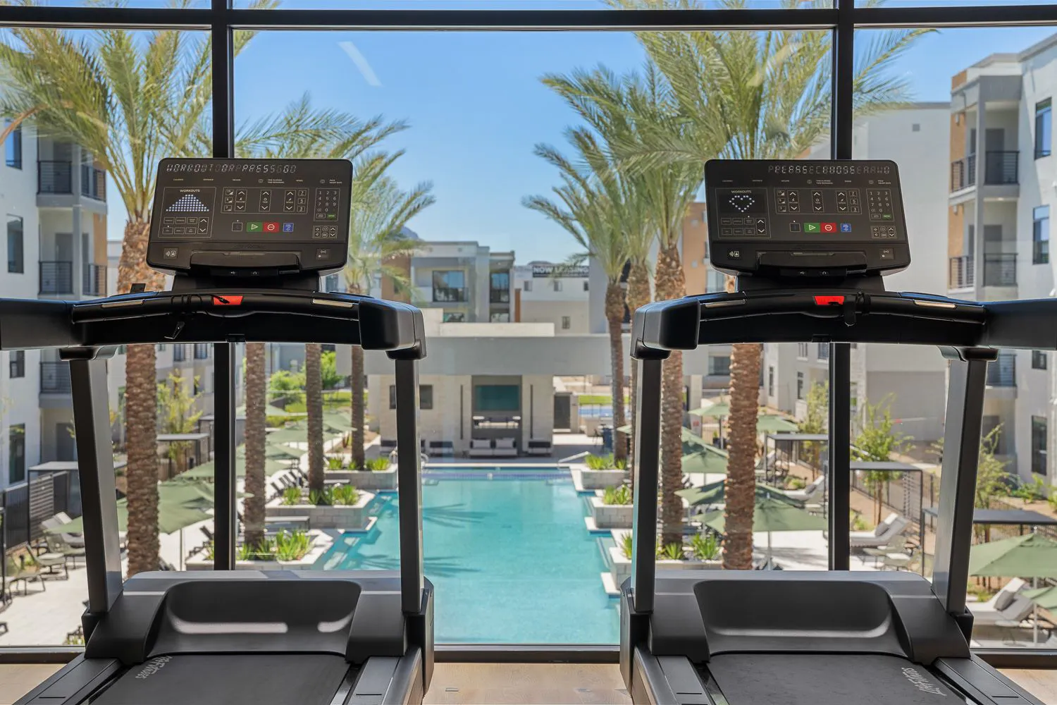 Fitness room at The M at Shadow Mountain.
