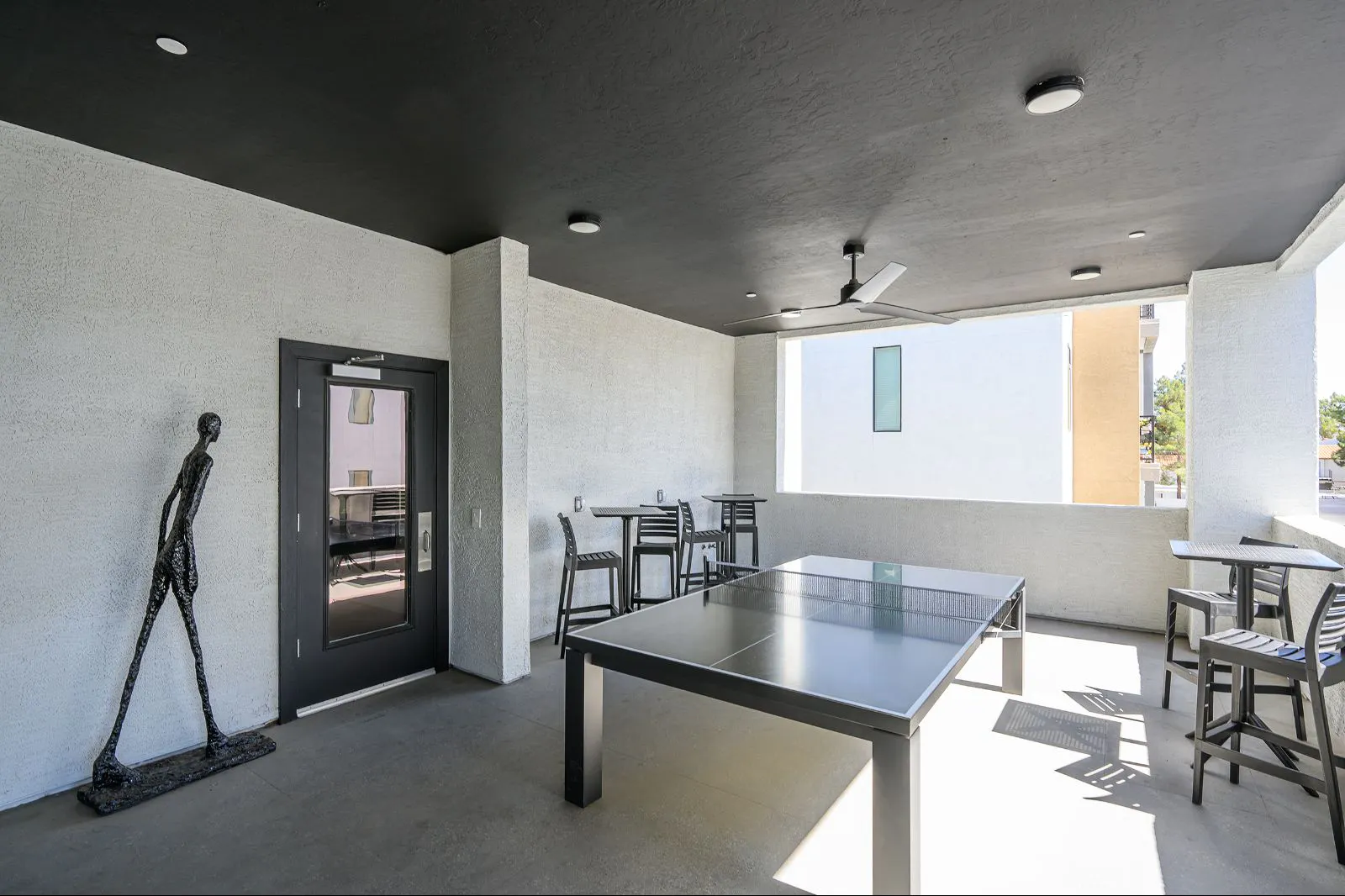 Shared outdoor space at The M at Shadow Mountain.