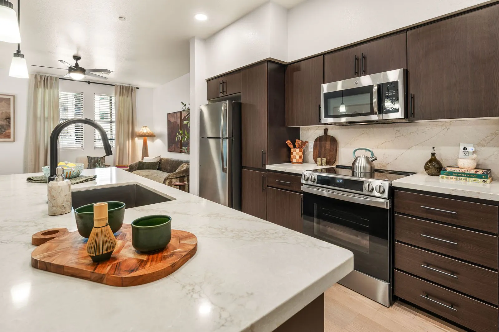 Kitchen Island View