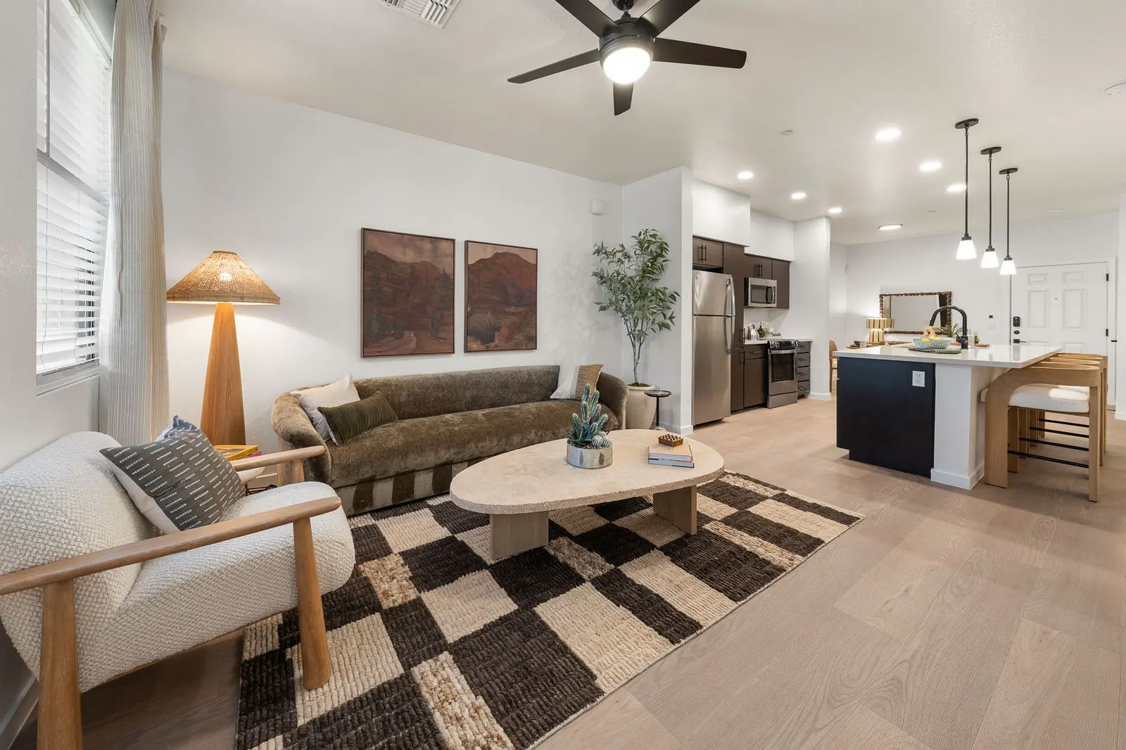 Living Room with Sectional